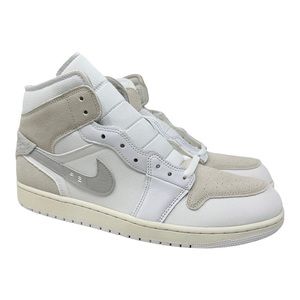 Air Jordan 1 Mid SE Craft Tech Grey DM9652120 White/Lt Orewood/Tech Grey Size 14